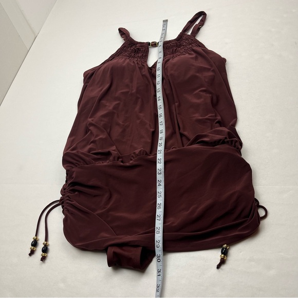Magicsuit Shanice‎ One Piece Swim Suit Womens Size 16 Chestnut Brown Beads NWOT - Picture 12 of 14